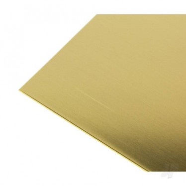 K&S 253 (.032) 0.51mm Brass Sheet Metal (1)